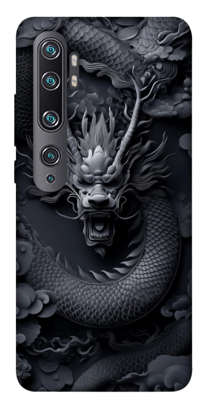 Чехол на Xiaomi Mi Note 10 / Note 10 Pro / Mi CC9 Pro black dragon фото 1 из 1