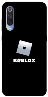 Чехол на Xiaomi Mi 9 Roblox logo black фото 1 из 1