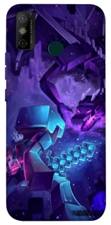 Чехол на TECNO Spark 6 Go Minecraft dragon фото 1 из 1