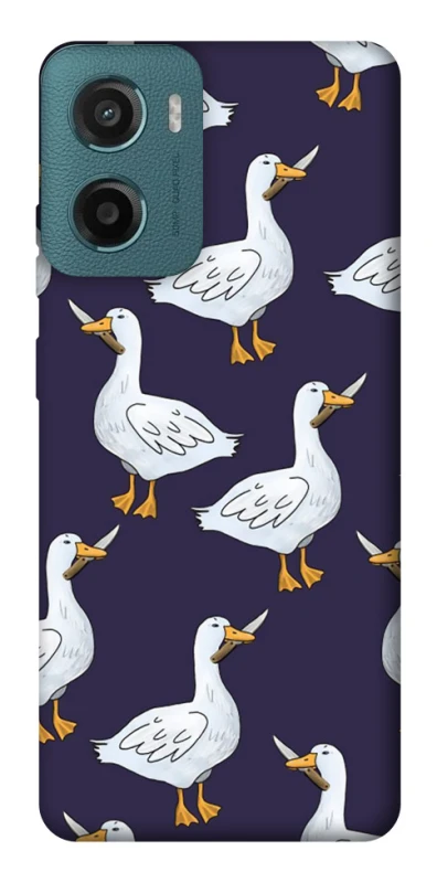 Чохол на Motorola Moto G06 Гуси з претензією фото 1 з 1