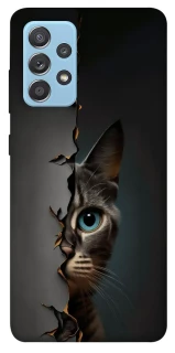 Чехол на Samsung Galaxy A52 4G / A52 5G Кот-подглядыватель v2 фото 1 из 1