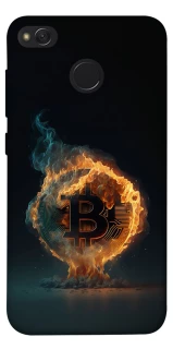 Чохол на Xiaomi Redmi 4X Fire Bitcoin фото 1 з 1