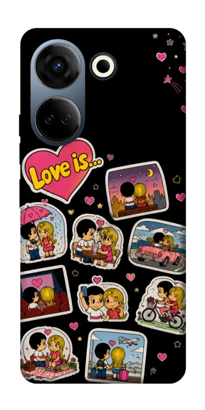 Чохол на TECNO Camon 20 Pro (CK7n) Love is ver.3 фото 1 з 1