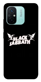 Чехол на Xiaomi Redmi 12C / Poco C55 Black Sabbath logo ver.2 фото 1 из 1