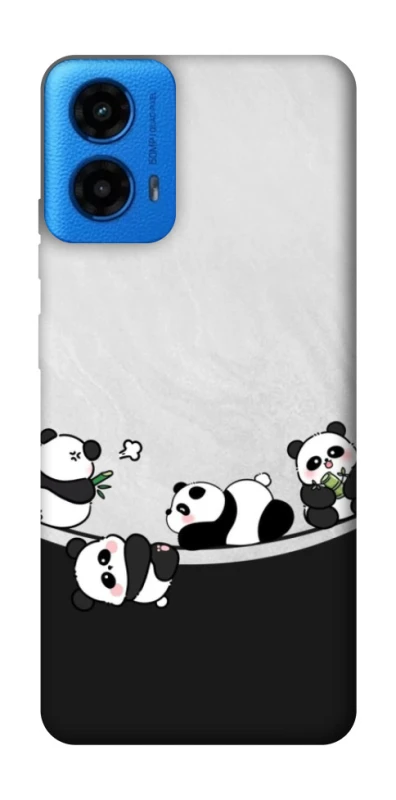 Чохол на Motorola Moto G45 Four pandas фото 1 з 1