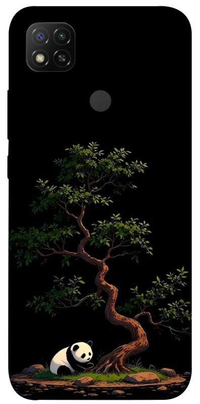 Чохол на Xiaomi Redmi 9C Panda and tree фото 1 з 1