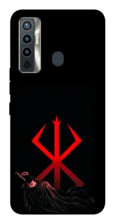 Чохол на TECNO Camon 17 Berserk Red Logo фото 1 з 1