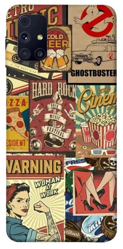 Чохол на Samsung Galaxy M31s Retro collage ver.2 фото 1 з 1