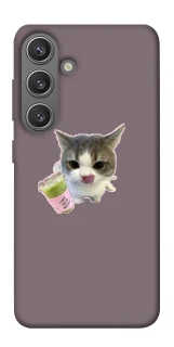 Чохол на Samsung Galaxy S24 cat matcha фото 1 з 1