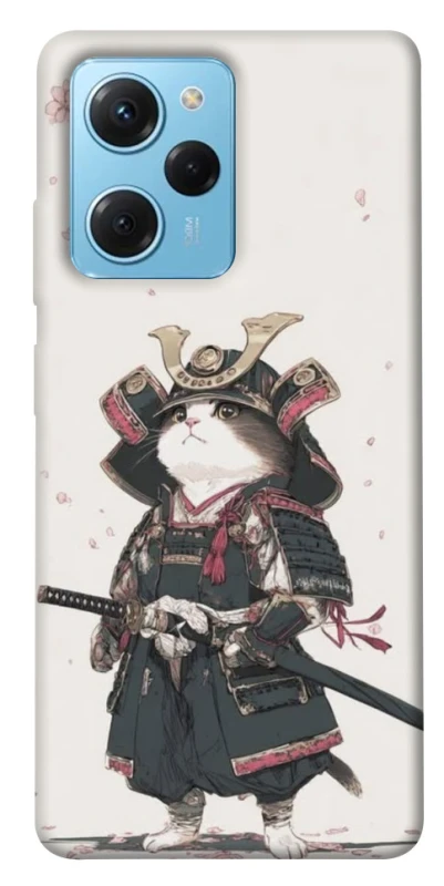 Чохол на Xiaomi Poco X5 Pro 5G Samurai Cat Warrior фото 1 з 1