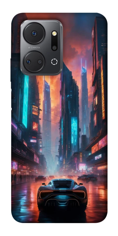 Чехол на Huawei Honor X7a Cyber city фото 1 из 1