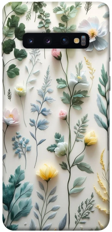 Чохол на Samsung Galaxy S10 Floral design ver.4 фото 1 з 1