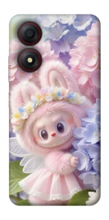 Чохол на ZTE Blade A34 4G Labubu & Flowers ver.1 фото 1 з 1