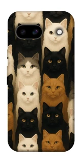 Чехол на Google Pixel 8a Colorful Cat Collage фото 1 Чехол на Google Pixel 8a Colorful Cat Collage фото 1 из 1