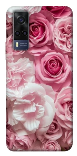Чехол на Vivo Y53s Розовые цветы фото 1 из 1