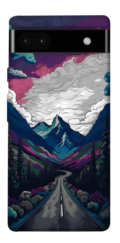 Чохол на Google Pixel 6a Намальовані гори фото 1 з 1