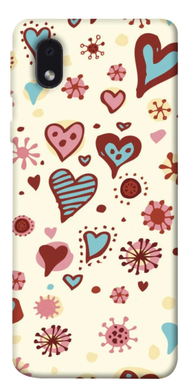 Чохол на Samsung Galaxy M01 Core / A01 Core Pretty hearts фото 1 з 1