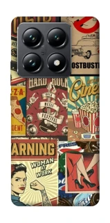 Чехол на Xiaomi 14T Pro Retro collage ver.2 фото 1 из 1