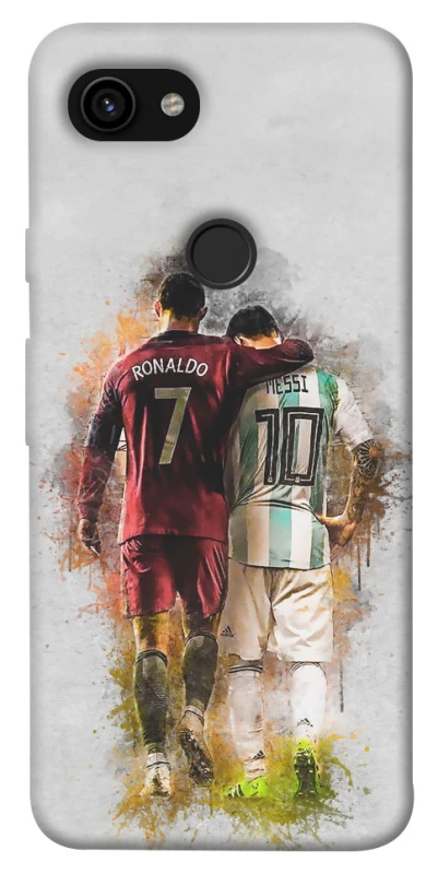 Чохол на Google Pixel 3a XL Ronaldo та Messi фото 1 з 1