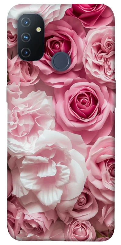 Чохол на OnePlus Nord N100 Рожеві Квіти фото 1 з 1