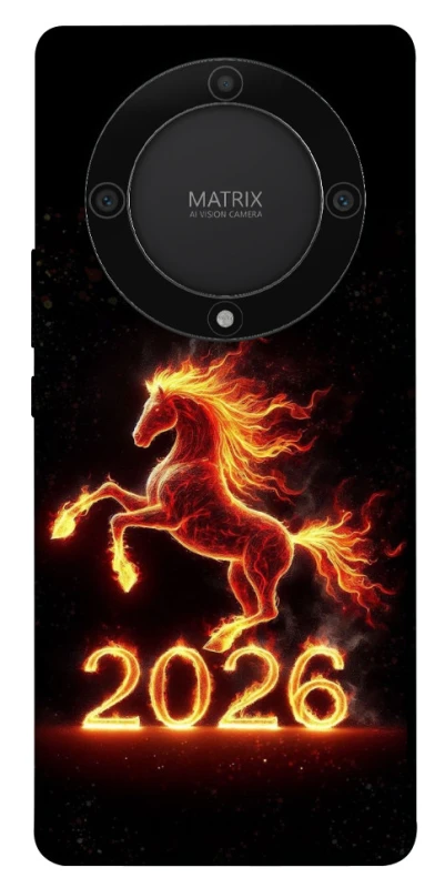 Чохол на Huawei Magic5 Lite Red Fire Horse ver.1 фото 1 з 1