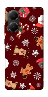 Чохол на Xiaomi Poco X7 Pro Новорічний v6 фото 1 з 1