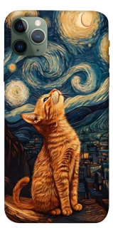 Чохол на Apple iPhone 11 Pro Max (6.5") van gogh cat фото 1 з 1