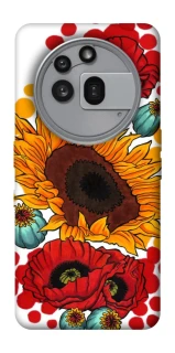 Чохол на Nothing Phone (3a) Pro Соняшники та маки фото 1 з 1