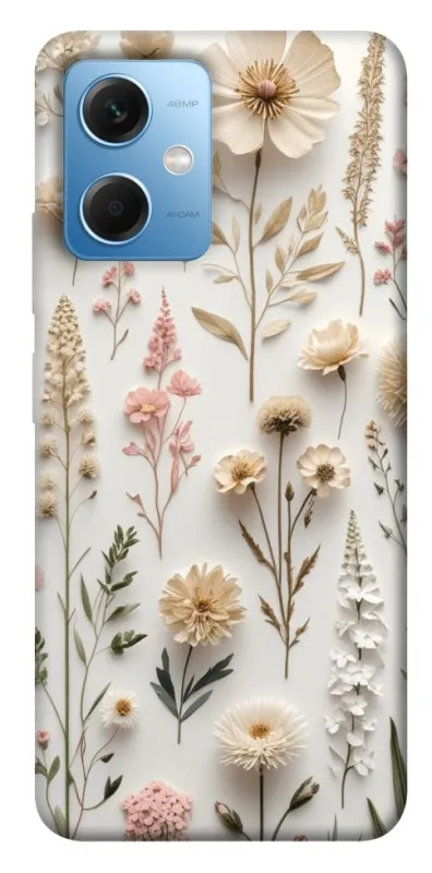 Чохол на Xiaomi Redmi Note 12 5G Floral design ver.1 фото 1 з 1