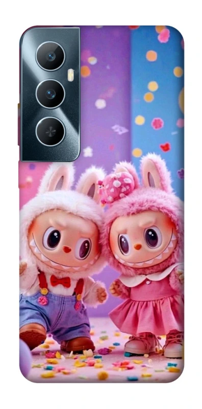 Чехол на Realme C65 4G Labubu twins ver.3 фото 1 из 1