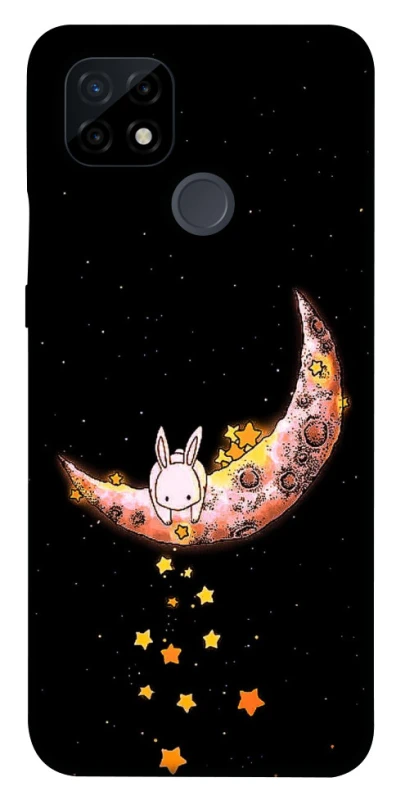 Чехол на Realme C21 Moon rabbit фото 1 из 1