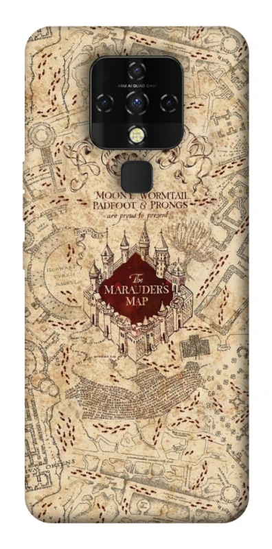 Чохол на TECNO Camon 16 SE Harry Potter Marauder's Map фото 1 з 1
