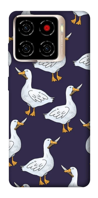 Чехол на ZTE Blade A56 Гуси с претензией фото 1 из 1