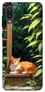 Чохол на Samsung Galaxy A02 red cat фото 1 з 1