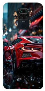 Чехол на Xiaomi Redmi Note 9 / Redmi 10X Red sports car фото 1 из 1