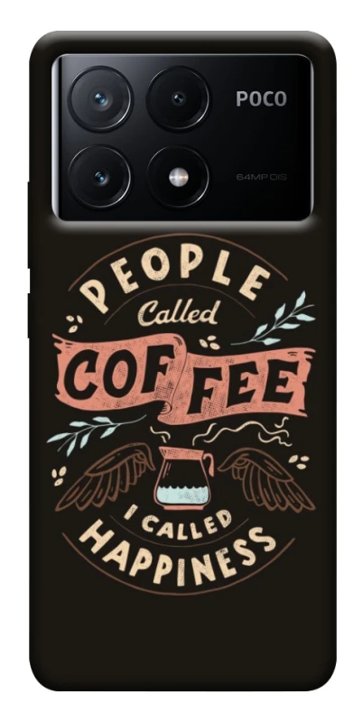 Чехол на Xiaomi Poco X6 Сoffee happiness фото 1 из 1