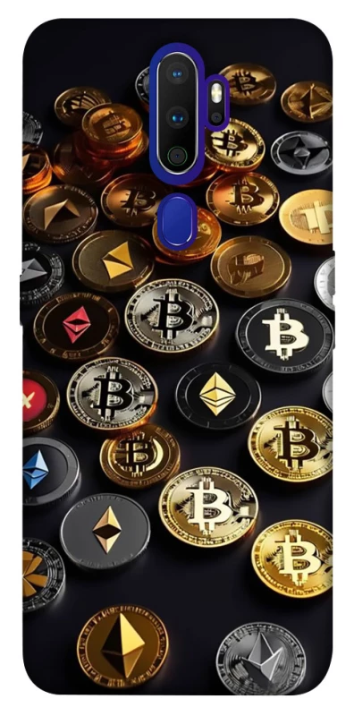 Чохол на Oppo A5 (2020) / Oppo A9 (2020) Many coins фото 1 з 1