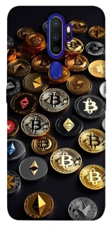 Чехол на Oppo A5 (2020) / Oppo A9 (2020) Many coins фото 1 из 1