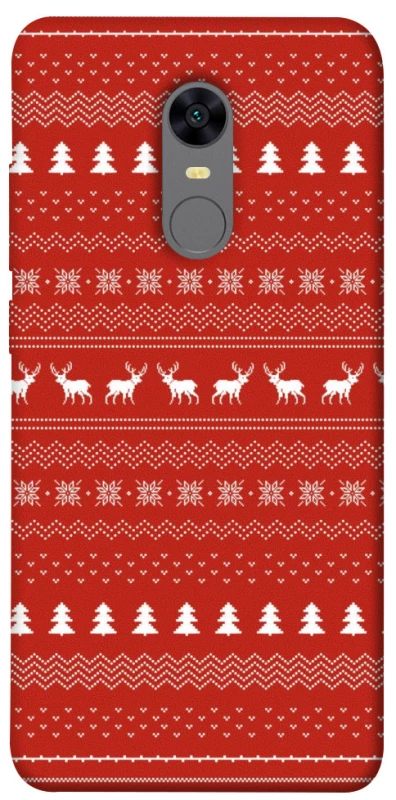 Чехол на Xiaomi Redmi 5 Plus / Redmi Note 5 (Single Camera) Новогодний v12 фото 1 из 1