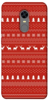 Чехол на Xiaomi Redmi 5 Plus / Redmi Note 5 (Single Camera) Новогодний v12 фото 1 из 1