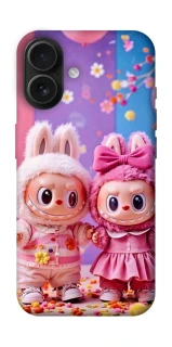 Чехол на Apple iPhone 16 Labubu twins ver.2 фото 1 из 1