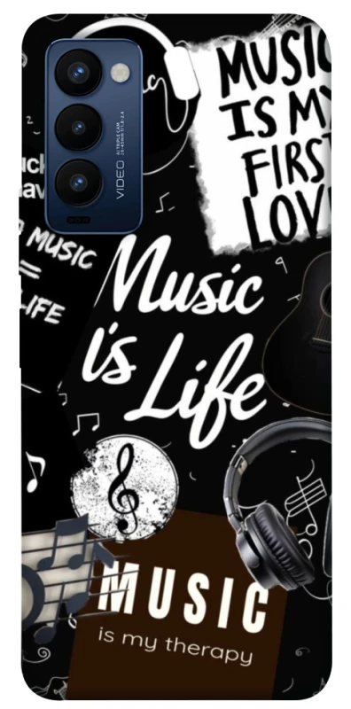 Чехол на TECNO Camon 18 Music is Life фото 1 из 1