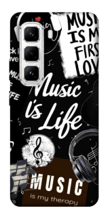 Чохол на Infinix Hot 50 Pro Music is Life фото 1 з 1