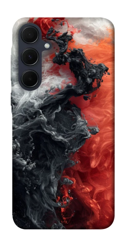 Чохол на Samsung Galaxy A55 Black and Red фото 1 з 1