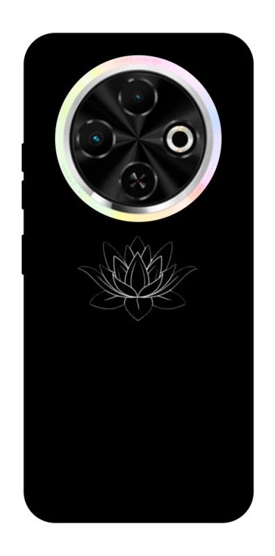 Чехол на TECNO Spark 30C Black Lotus фото 1 из 1