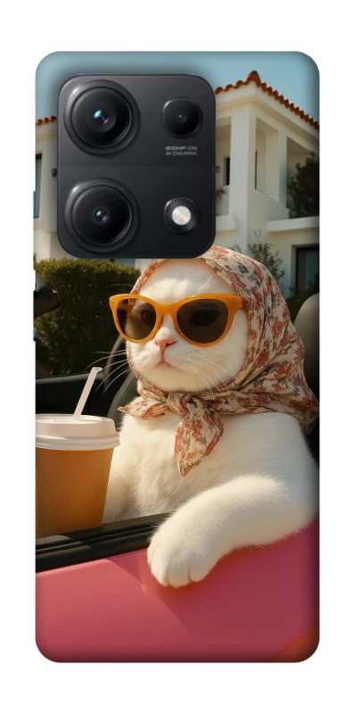 Чохол на Xiaomi Redmi Note 14S Stylish Cat Cruise фото 1 з 1