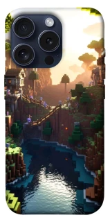 Чохол на Apple iPhone 15 Pro (6.1") Minecraft sunset фото 1 з 1