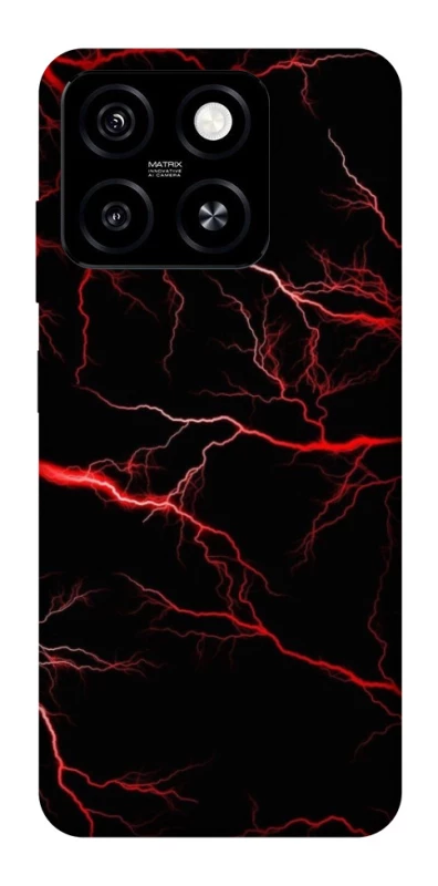 Чехол на ZTE Blade A55 4G Красная молния фото 1 из 1