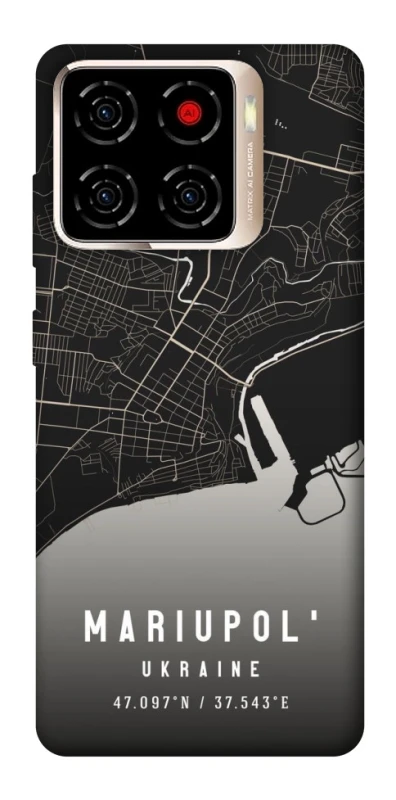 Чохол на ZTE Blade A56 Mariupol map фото 1 з 1