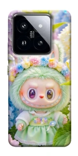 Чехол на Xiaomi 14 Pro Labubu & Flowers ver.2 фото 1 из 1